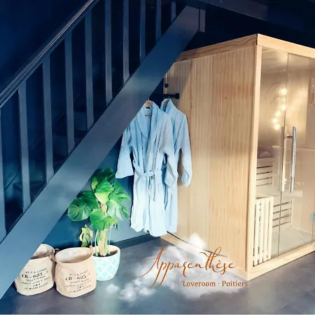 Apparenthese Jacuzzi Sauna * Poitiers